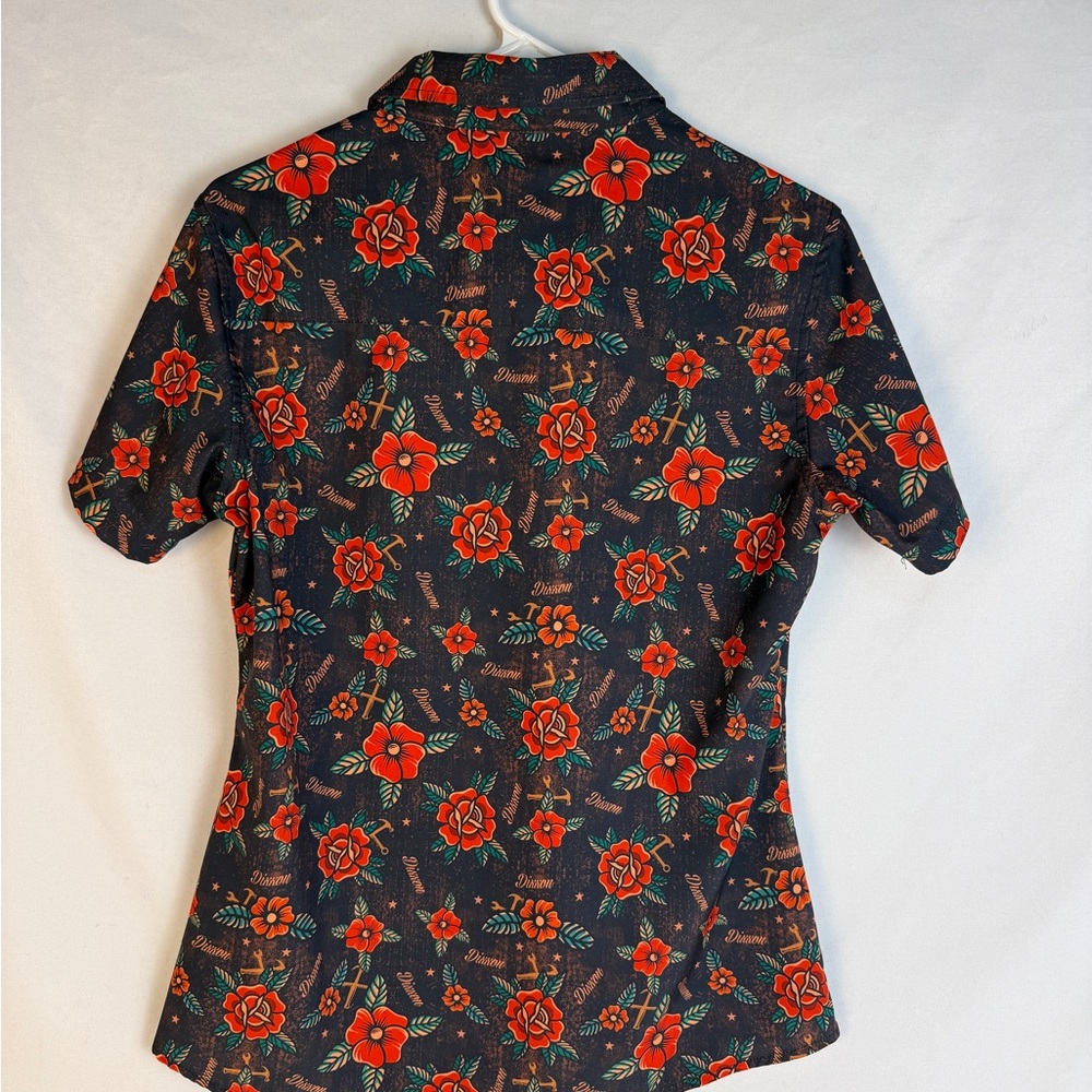 Floral Short Sleeve Women's Top